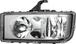 HELLA Фара правая прямоуг. лампа H7/H1 без повор. и MB AXOR 2 04--> (1DB247011-021)