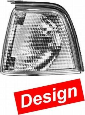 Hella 2BA 005 296-031 фонарь указателя поворота на AUDI 80 (89, 89Q, 8A, B3)