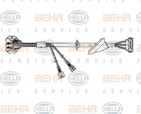 Hella 5HL 351 321-081 регулятор, вентилятор салона на MERCEDES-BENZ E-CLASS (W124)