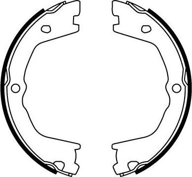 Hella 8DA 355 050-231 комплект тормозных колодок, стояночная тормозная с на IVECO DAILY V c бортовой платформой/ходовая часть