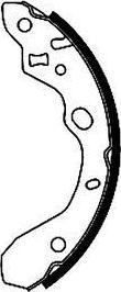 Hella 8DB 355 002-551 комплект тормозных колодок на MAZDA 323 C IV (BG)