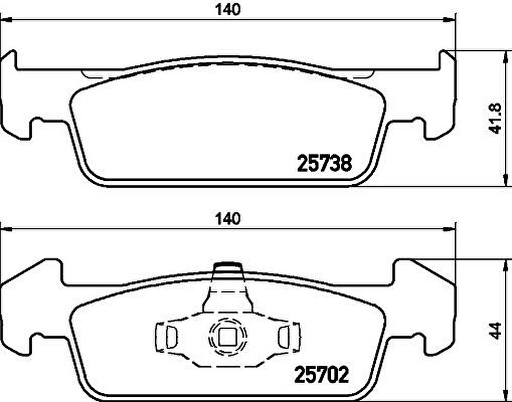 Hella 8DB 355 020-421 комплект тормозных колодок, дисковый тормоз на RENAULT SANDERO/STEPWAY II