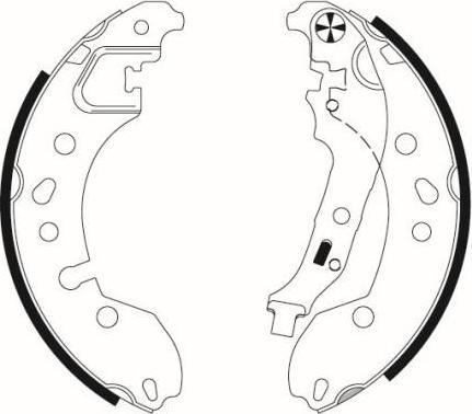 Hella 8DB 355 022-181 комплект тормозных колодок на RENAULT TWINGO II (CN0_)