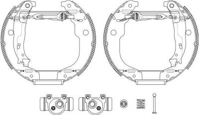 Hella 8DB 355 022-951 комплект тормозных колодок на PEUGEOT 207 (WA_, WC_)