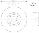 Hella 8DD 355 103-191 тормозной диск на MAZDA 323 C IV (BG)