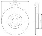 Hella 8DD 355 108-441 тормозной диск на LADA 112