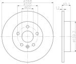 Hella 8DD 355 116-581 тормозной диск на OPEL ASTRA J Sports Tourer