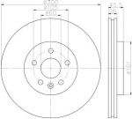 Hella 8DD 355 118-391 тормозной диск на OPEL MOKKA