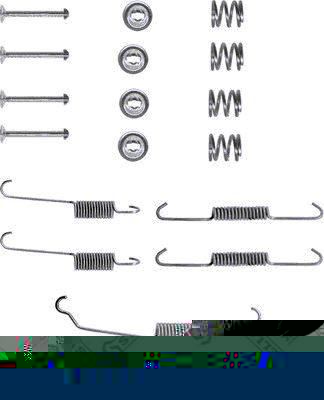 Hella 8DZ 355 200-201 комплектующие, тормозная колодка на PEUGEOT 306 (7B, N3, N5)