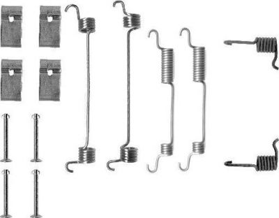 Hella 8DZ 355 200-321 комплектующие, тормозная колодка на HONDA CIVIC VI Fastback (MA, MB)