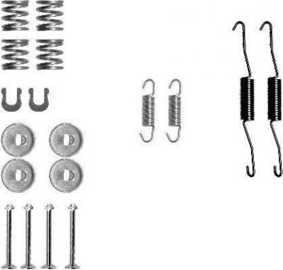Hella 8DZ 355 200-521 комплектующие, тормозная колодка на TOYOTA YARIS VERSO (_NLP2_, _NCP2_)