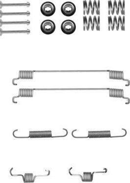 Hella 8DZ 355 200-901 комплектующие, тормозная колодка на SMART FORTWO Cabrio (451)