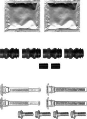Hella 8DZ 355 201-561 комплект принадлежностей, тормозной суппорт на PEUGEOT 206 Наклонная задняя часть (2A/C)
