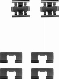 Hella 8DZ 355 202-261 комплектующие, колодки дискового тормоза на HONDA CIVIC VI Fastback (MA, MB)