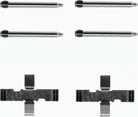 Hella 8DZ 355 202-281 комплектующие, колодки дискового тормоза на KIA SEPHIA (FA)
