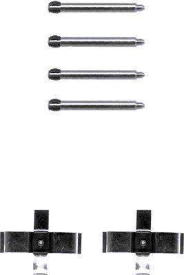 Hella 8DZ 355 202-561 комплектующие, колодки дискового тормоза на MERCEDES-BENZ C-CLASS (W202)