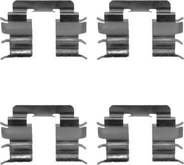 Hella 8DZ 355 202-951 комплектующие, колодки дискового тормоза на NISSAN MICRA II (K11)