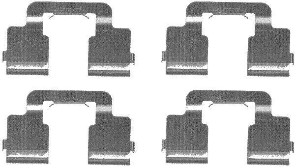 Hella 8DZ 355 203-341 комплектующие, колодки дискового тормоза на FIAT SCUDO (272, 270)