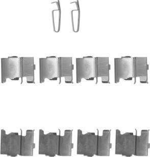 Hella 8DZ 355 204-711 комплектующие, колодки дискового тормоза на MAZDA CX-7 (ER)