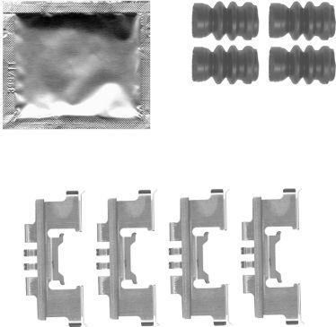 Hella 8DZ 355 204-791 комплектующие, колодки дискового тормоза на FIAT DOBLO вэн (223, 119)
