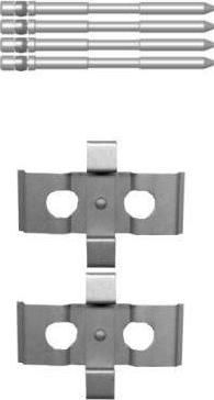 Hella 8DZ 355 205-161 комплектующие, колодки дискового тормоза на RENAULT MEGANE II (BM0/1_, CM0/1_)
