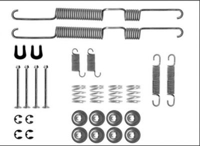 Hella 8DZ 355 206-061 комплектующие, тормозная колодка на TOYOTA HIACE III фургон (YH7_, LH6_, LH7_, LH5_, YH5_, YH6_)