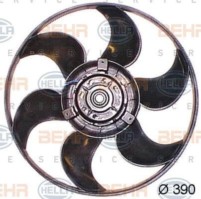 Hella 8EW 351 043-681 вентилятор, охлаждение двигателя на OPEL ASTRA G универсал (F35_)
