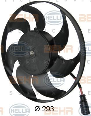 HELLA правый 150W 295mm 08-> (1K0 959 455 ES, 8EW351040-391)