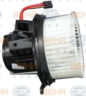 HELLA Вентилятор салона MB C-class w204 07- (212 820 07 08, 8EW351043-101)
