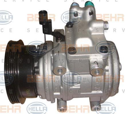 HELLA Компрессор кондиционера(4,9kW) HYUNDAY Tucson (97701-2D700, 8FK351273-211)