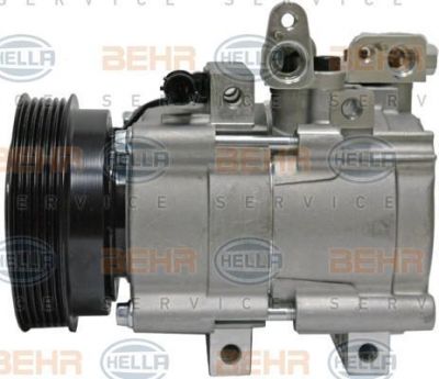 HELLA Компрессор кондиционера HYUNDAI TUCSON 04- (8FK351340-411)