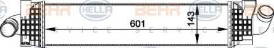 Hella 8ML 376 765-031 интеркулер на FORD FOCUS II седан (DA_)