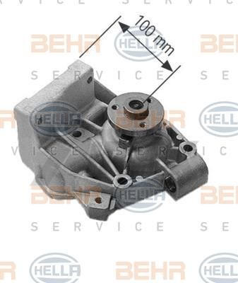 Hella 8MP 376 803-294 водяной насос на FIAT DUCATO Panorama (280)