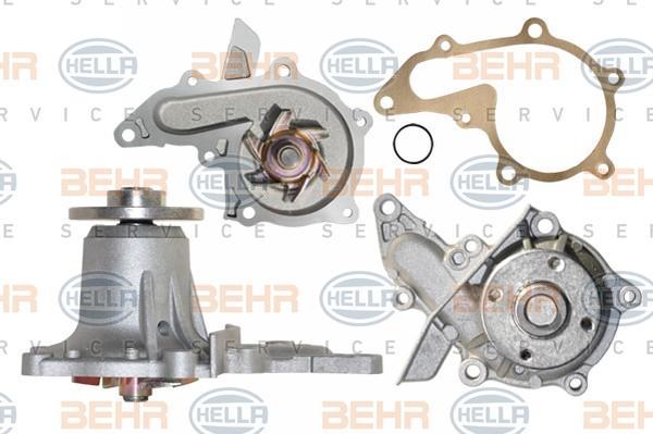 Hella 8MP 376 805-291 водяной насос на TOYOTA CARINA E седан (_T19_)