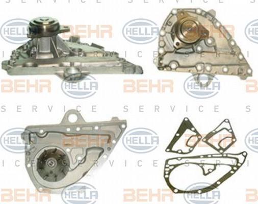 Hella 8MP 376 806-221 водяной насос на RENAULT FUEGO (136_)