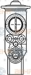 Hella 8UW 351 234-171 расширительный клапан, кондиционер на PEUGEOT 307 Break (3E)