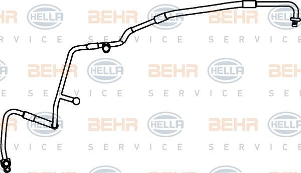 Hella 9GS 351 337-201 трубопровод высокого давления, кондиционер на FORD MONDEO III седан (B4Y)