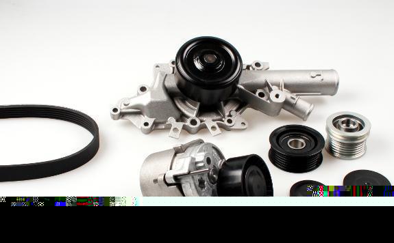 Hepu PK01352 водяной насос + комплект ручейковых ремней на MERCEDES-BENZ C-CLASS универсал (S202)