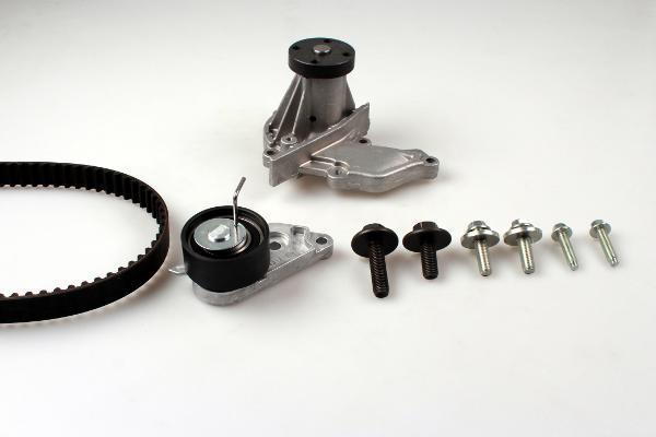 Hepu PK02350 водяной насос + комплект зубчатого ремня на FORD FOCUS II (DA_)