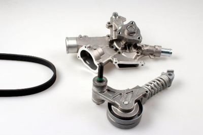 Hepu PK03220 водяной насос + комплект ручейковых ремней на OPEL CORSA C фургон (F08, W5L)