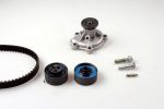 Hepu PK03723 водяной насос + комплект зубчатого ремня на OPEL CORSA D