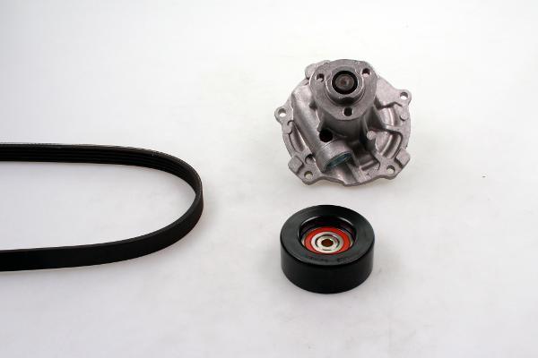 Hepu PK05422 водяной насос + комплект ручейковых ремней на VW CADDY II пикап (9U7)