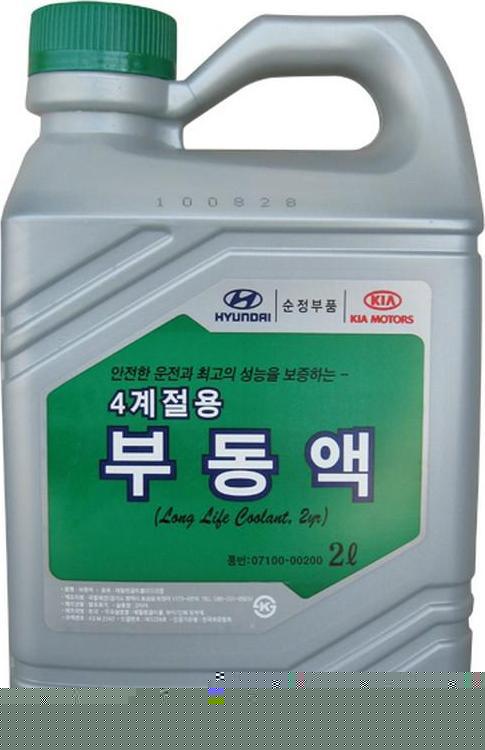 HYUNDAI/KIA Антифриз готовый 1л (зеленый) HYUNDAI/KIA (R9000AC001K)