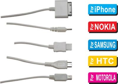 INTEGO Автозарядное устройство INTEGO С-31 , 2 USB, кабель Apple, Nokia, Samsung, HTC, Motorola (С31)