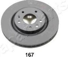 JapanParts DI-167 тормозной диск на NISSAN QASHQAI (J11, J11_)