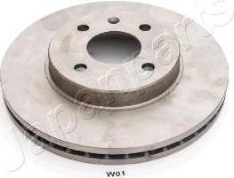JapanParts DI-W01 тормозной диск на DAEWOO NUBIRA седан (KLAJ)