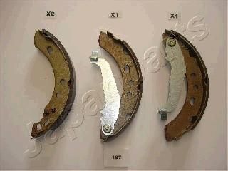 JAPANPARTS Комплект тормозных колодок (GF197AF)