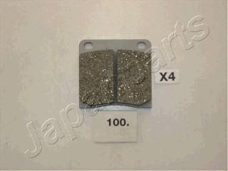 JapanParts PA-100AF комплект тормозных колодок, дисковый тормоз на NISSAN CHERRY II купе (N10)