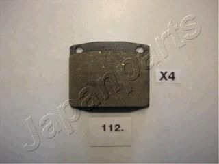 JapanParts PA-112AF комплект тормозных колодок, дисковый тормоз на NISSAN DATSUN 160 J (710, A10)
