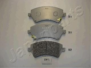 JAPANPARTS Колодки передние TOYOTA Corolla E11/E12 (PA-211AF)